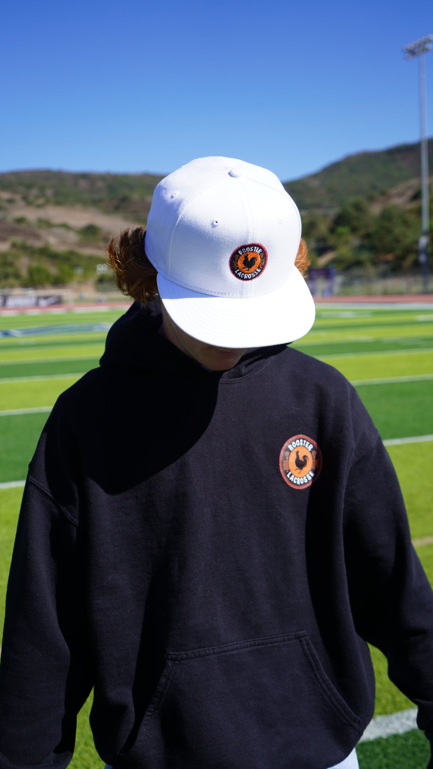 Rooster Lacrosse Logo Hoodie