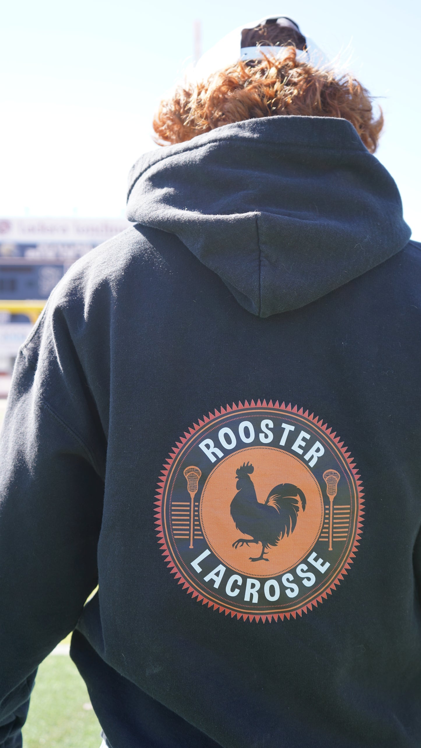 Rooster Lacrosse Logo Hoodie