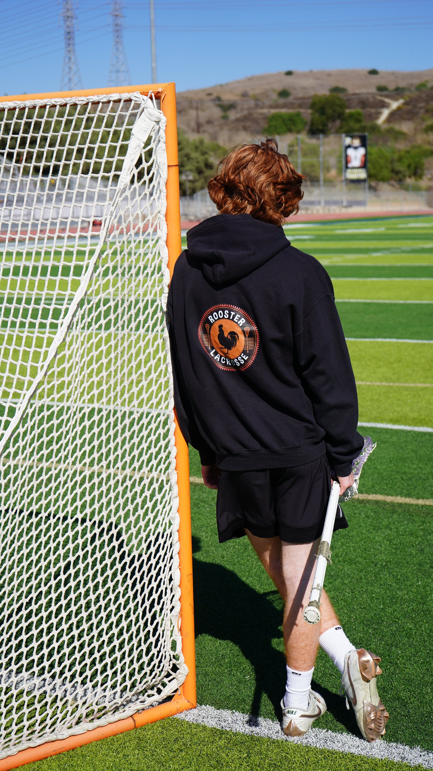 Rooster Lacrosse Logo Hoodie