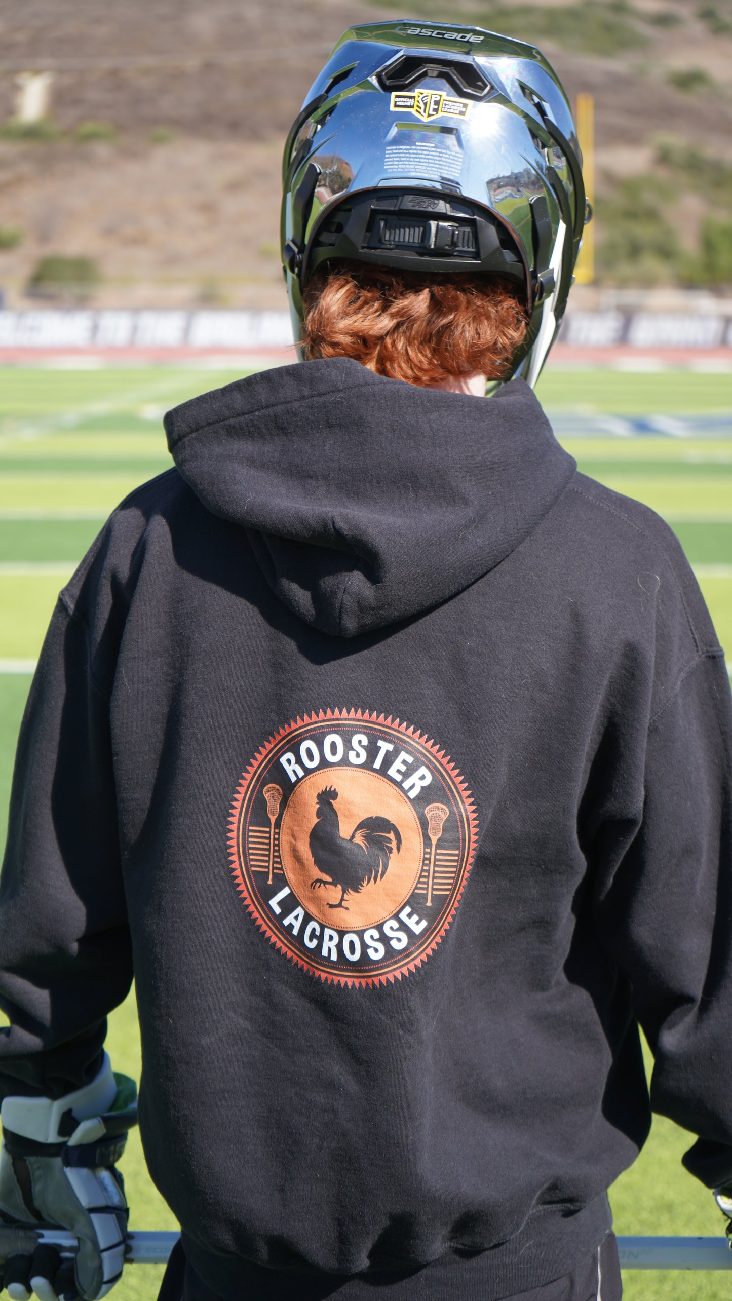 Rooster Lacrosse Logo Hoodie