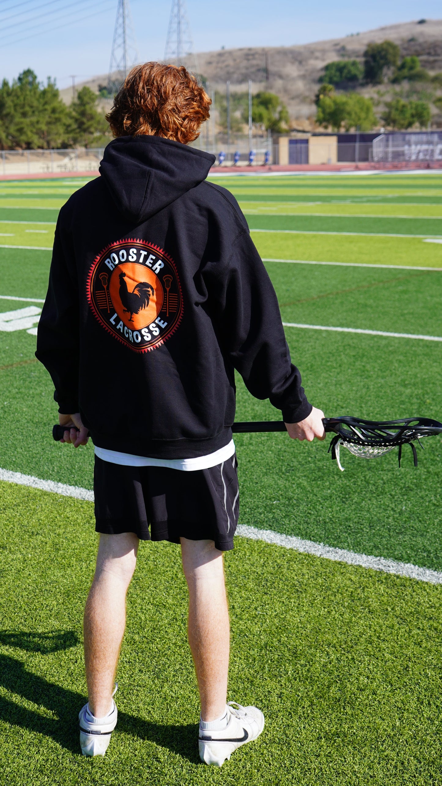 Rooster Lacrosse Logo Hoodie