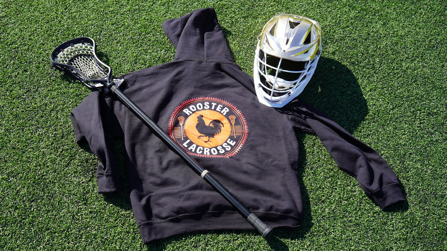 Rooster Lacrosse Logo Hoodie
