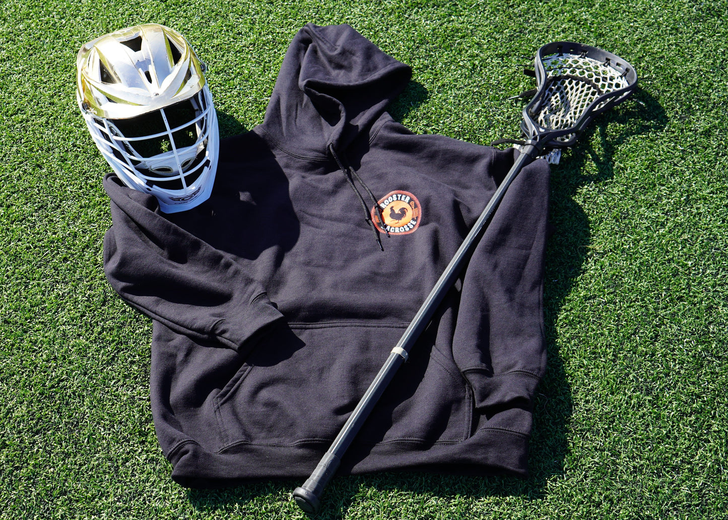 Rooster Lacrosse Logo Hoodie